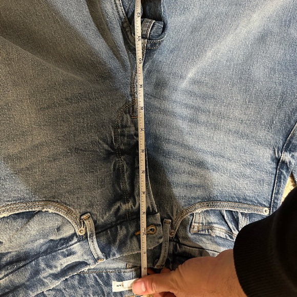 Good American Good '90S Wide Leg | Relaxed Crossover Jeans GNICOW384T Size 4/27 - Picture 13 of 16